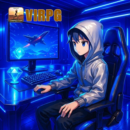 Imagem promocional da VIRPG mostrando a plataforma e suas vantagens