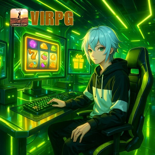 Imagem promocional da VIRPG mostrando a plataforma e suas vantagens