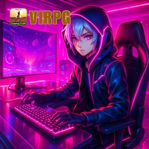 Imagem promocional da VIRPG mostrando a plataforma e suas vantagens