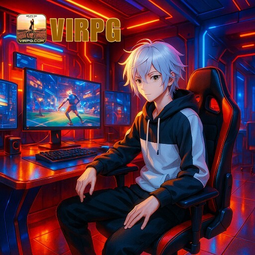 Imagem promocional da VIRPG mostrando a plataforma e suas vantagens